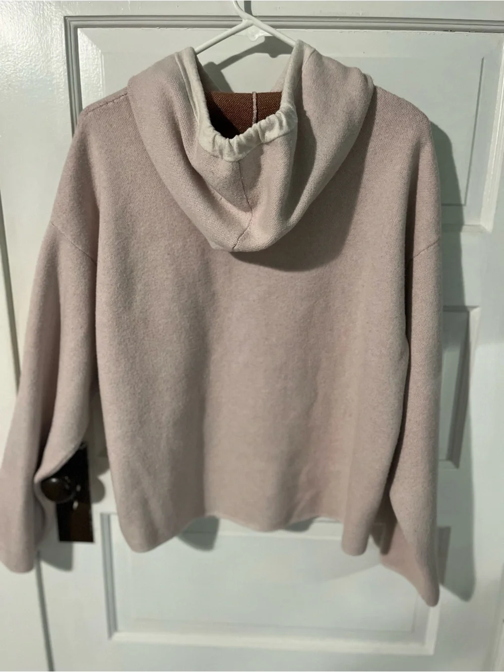 kate spade Cream Hoodie with Red Strawberry Motif, size large